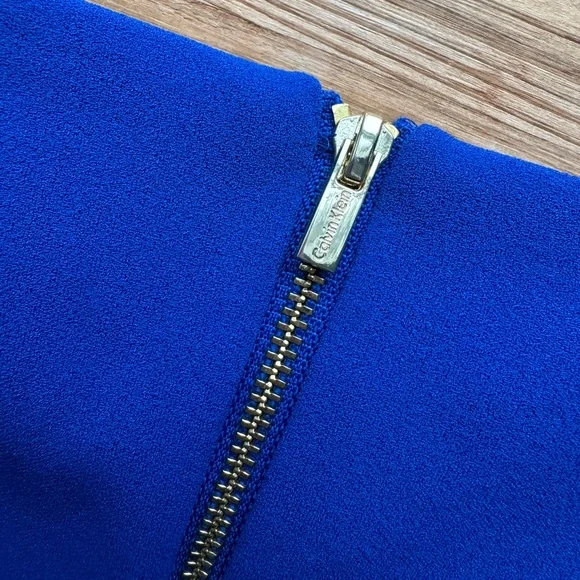 CALVIN KLEIN Cobalt Blue Dress 6 - Picture 5 of 10